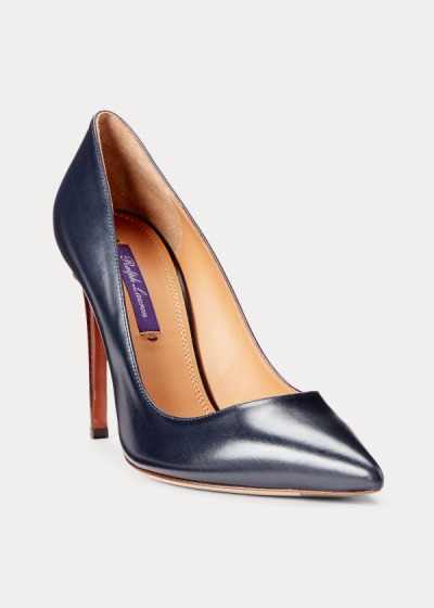 Ralph Lauren Celia Calfskin Pumps Dame Danmark (BQOJL5346)